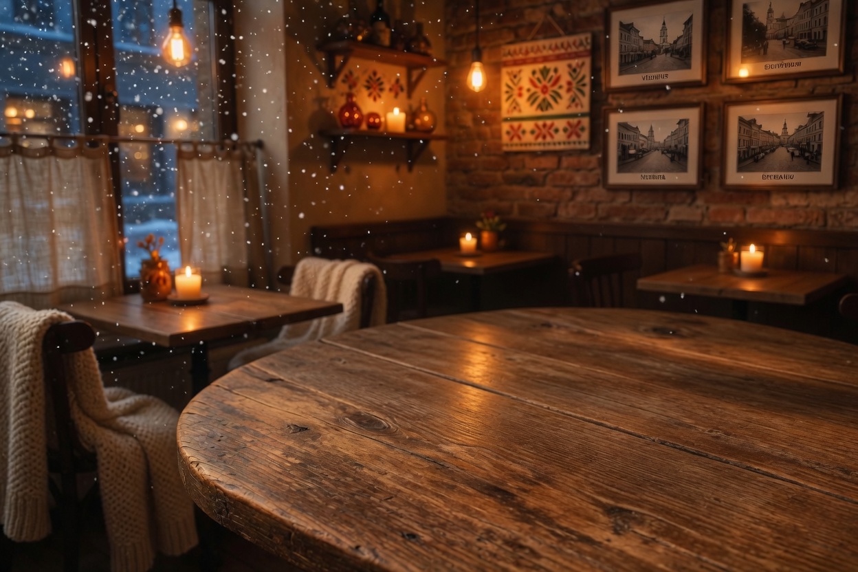 Cozy restaurant environment